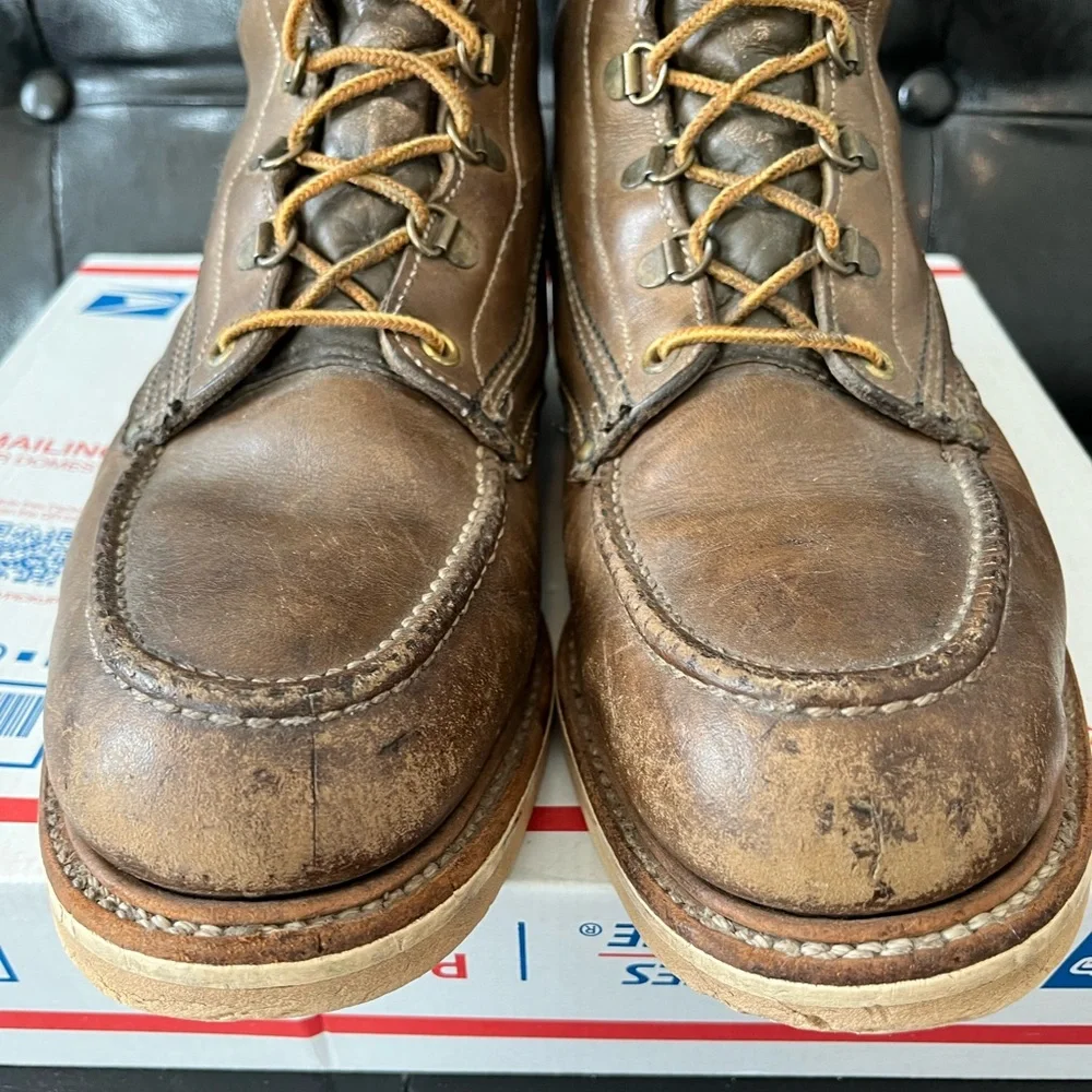 HY-TEST Leather Moc Toe Work Boots‎